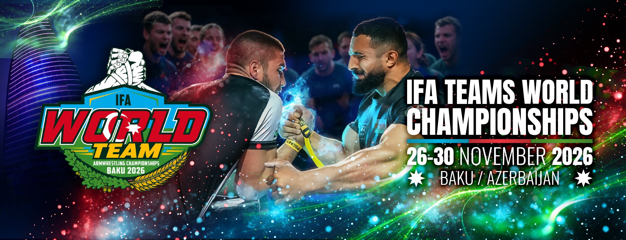 First ever IFA Team World Championships, 26–30 November 2026, Baku, Azerbaijan